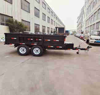2500-6000kg 12*6FT-16*7FT Hydraulic Dump Trailer