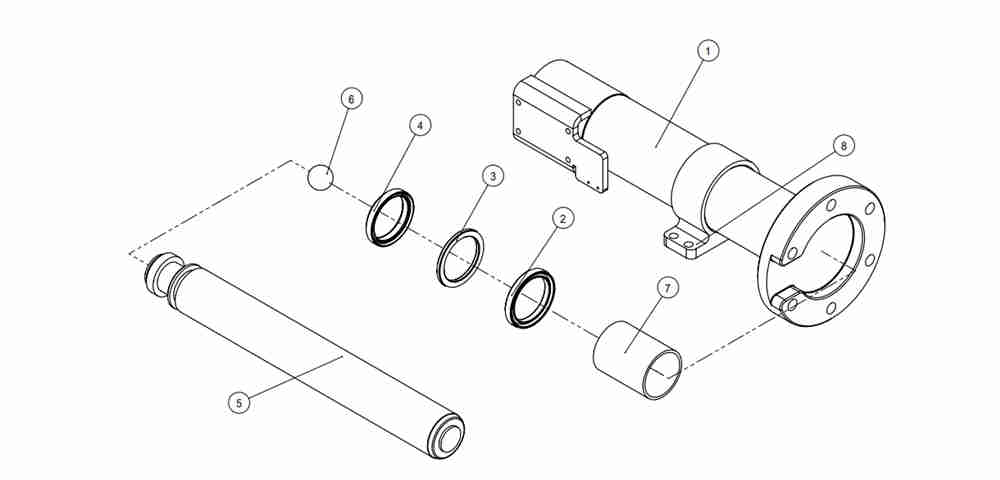 Industrial Vehicle Hydraulic Cylinders Single Acting Cylinder Hydraulic Car Lift Hydraulic Cylinder