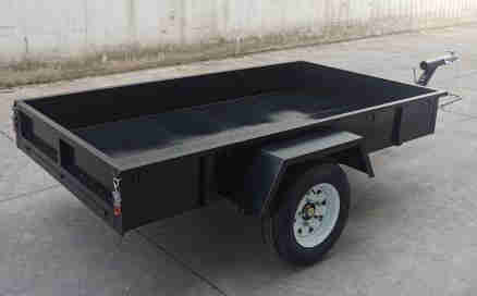 1500KG Load ATV Small Box Trailer with Parking Brake