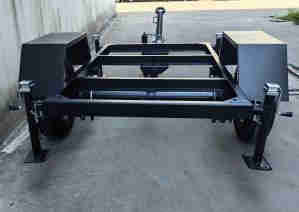 Tractor Trucks Car 2 Wheel Trailer Load 2500kg with Parking Brake