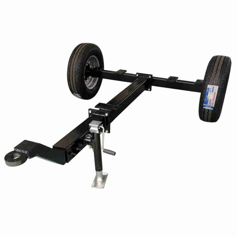2 Tons Load 2 Wheel Axle Trailer Rear Axle Assembly Axle Chassis with Brake Tire