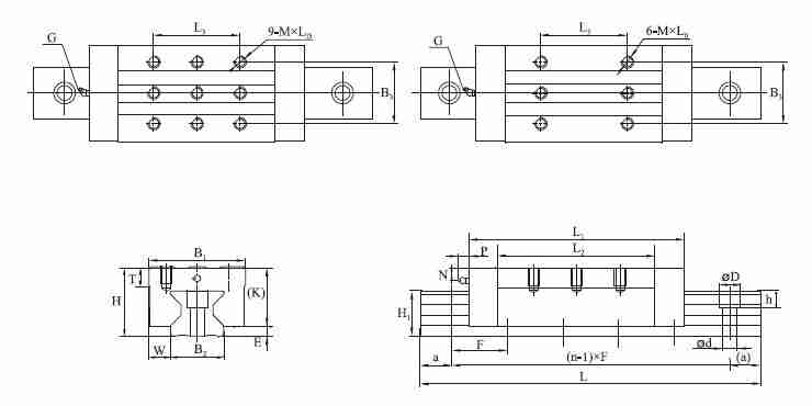 GBZ-AA/AAL Heavy Load High-Speed Precision Roller Heavy-duty Linear Guide
