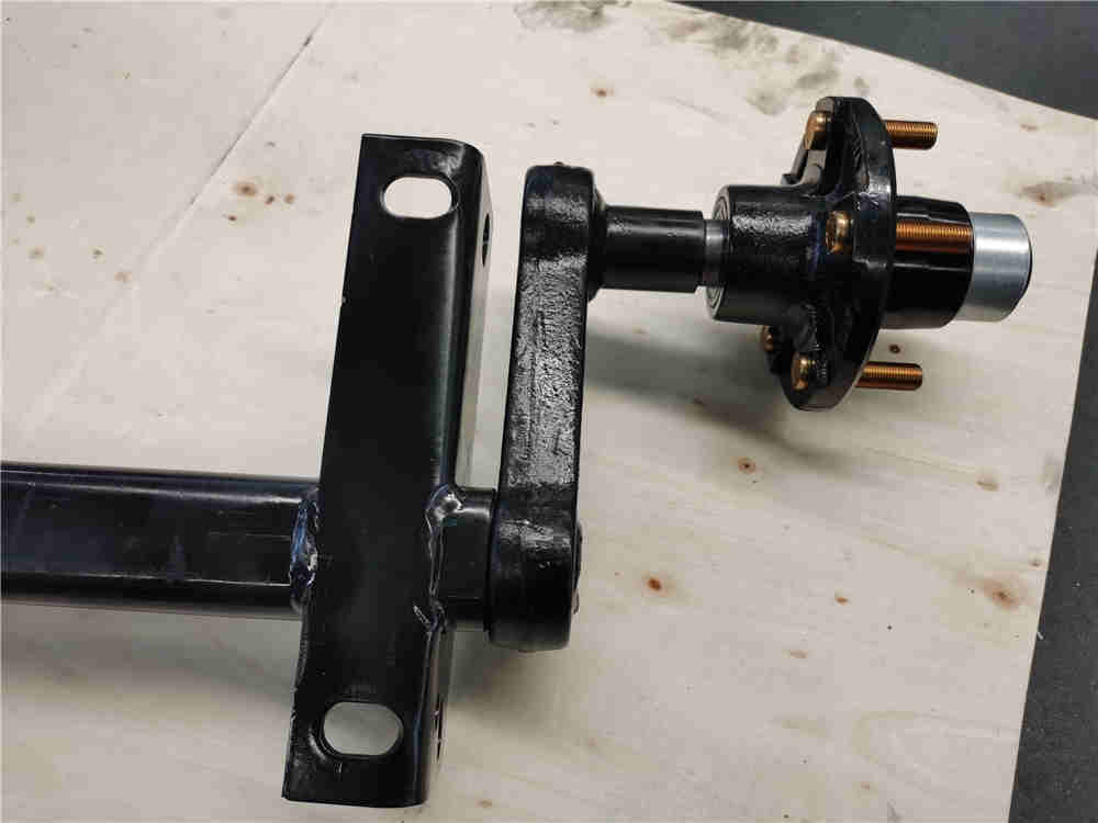 High Quality American Conventional Torque Shaft Rockwell Liquid Nitrogen Spray Molding Torsion Axle with Wheel Hub