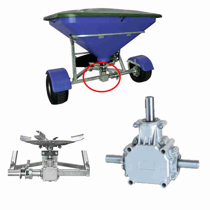 Agricultural EP012-010-012 Series 15HP Triple Line Gearbox for Fertilizer Spreader