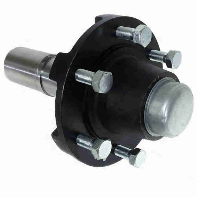 Customize Multiple Sizes 2200lbs   3500lbs  7000lbs Square/round  Solid   Axle Stub Complete with Wheel Hub Trailer Accessories