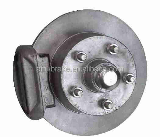 Stub Axle for 2000kg Boat Trailer Hot Dip Galvanizing Mechanical Disc Brake Trailer Accessories for Rv Use