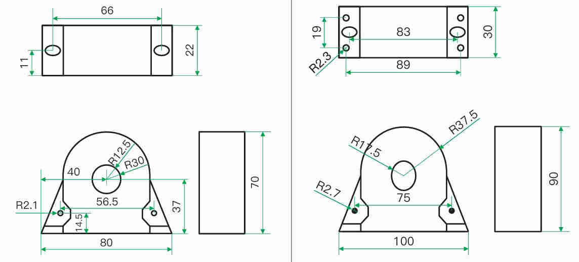 SITD Series electromagnetic conversion magnetic balance current sensor for chopper, variable frequency speed regulator