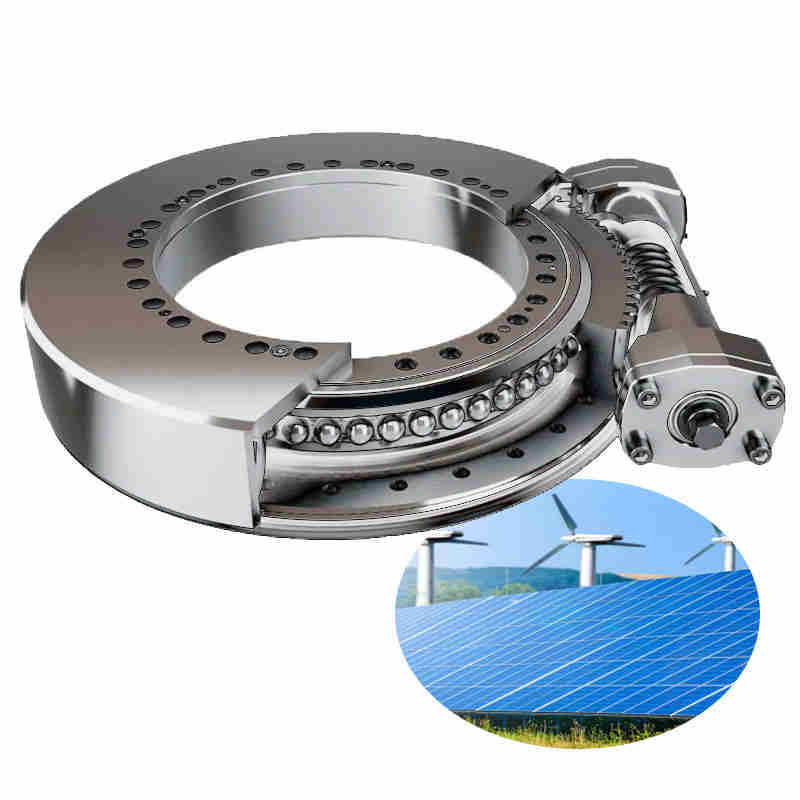 Solar Energy Worm Gear Slewing Drive for Solar Tracking System With Slew Bearing Gearmotor