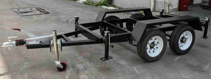 European Connector 1500kg Four-Wheel Generator Trailer 1500kg Load Capacity Car Trailer