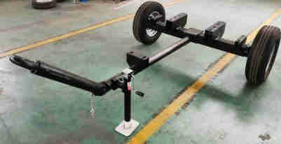 2 Tons Load Torque Shock Absorber 2 Wheel Axle Trailer Rear Axle with Brake
