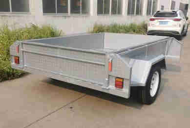 Hot Dip Galvanized Box Trailer 1300KG Load with Bezel Ball Cover Connect