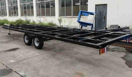 4 Wheeled 4000kg Load Travel Trailer for Camping, Traveling, Shipping Containers, RVs