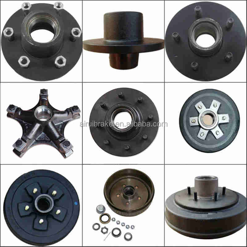 7000 Lbs Single Axle Trailer 8 Stud Axle Hub with 6.5 Inch PCD