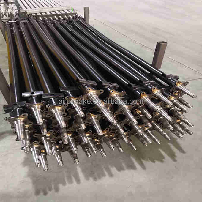 3500 Lbs 60 mm Tube Boat Trailer Axle with 10" Brake and Drum