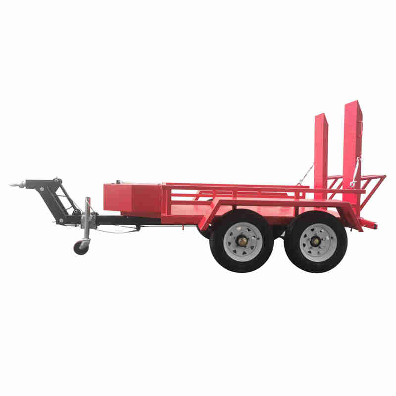 ATV 4 Wheel 1500kg Load Tractor Transport Trailer Firefighting Robot Fire Pump Excavator Car Trailer