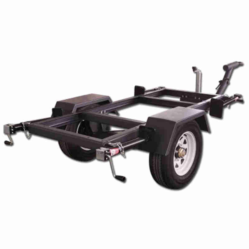 Customizable 2-Wheel Trailer with Independent Suspension for Moving Generator Equipment Car Trailer with Axle Assembly