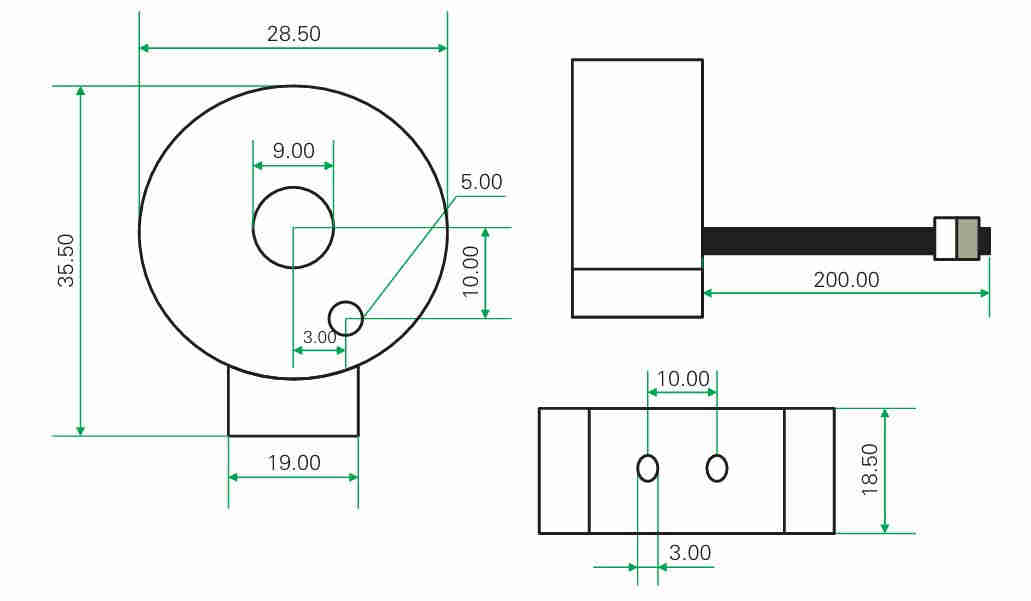 SICA600G AC Current Transformer Electrical Current Transducer