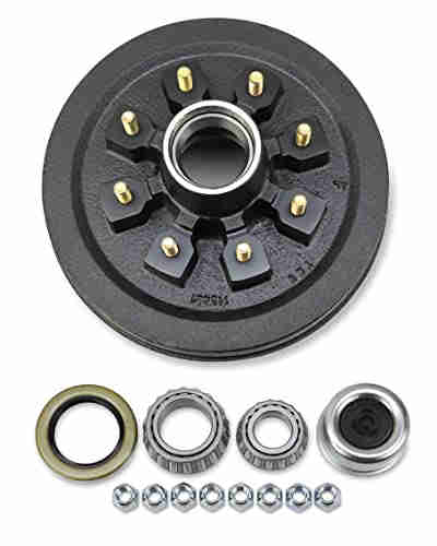 Wholesale Customized Trailer Parts 12 Fanned Brake Drum with 8 Bolt