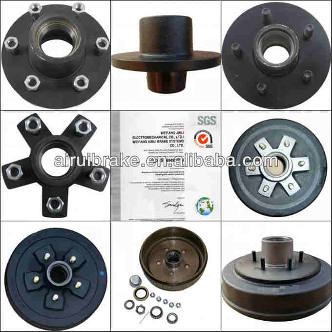 Electric Axle  Beam with Electric Brake and Brake Drum Motorhome