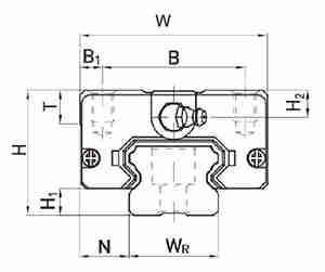 EGH-SA EGH-CA Series Linear Guideway Guide Rail for CNC Machine Tool Lathe