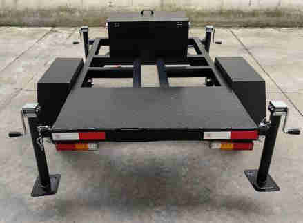 800kg Load LED Display Trailer for Camping Outdoor Projection Open air Movie