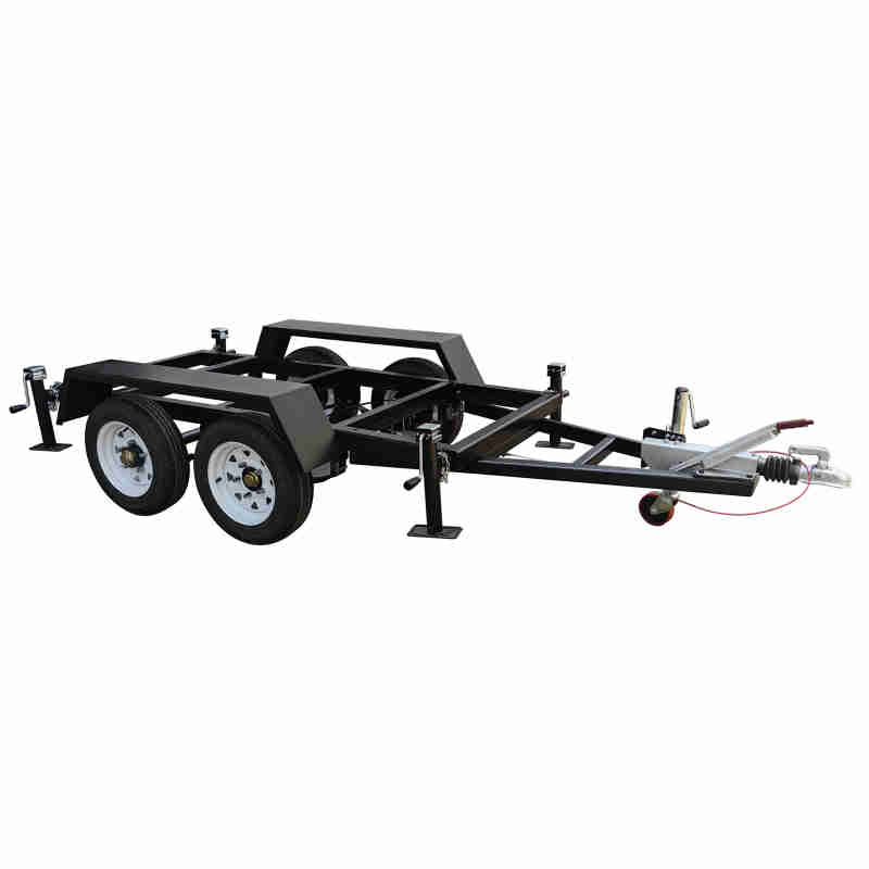 1500kg Load 4 Wheel Mobile Car Tow Dolly Car Steel Frame Chassis Trailer