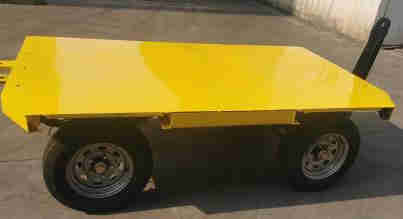 3000kg Load Flatbed Hydraulic Brake Site Transfer Trailer