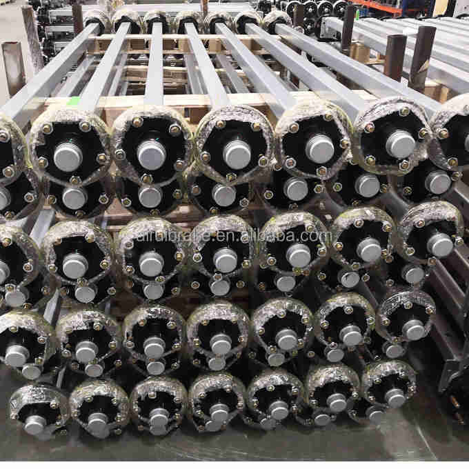 1Ton Capacity Light Boat Trailer Axles Spindle and Hubs - Electric Axle Trailer Axle Kit