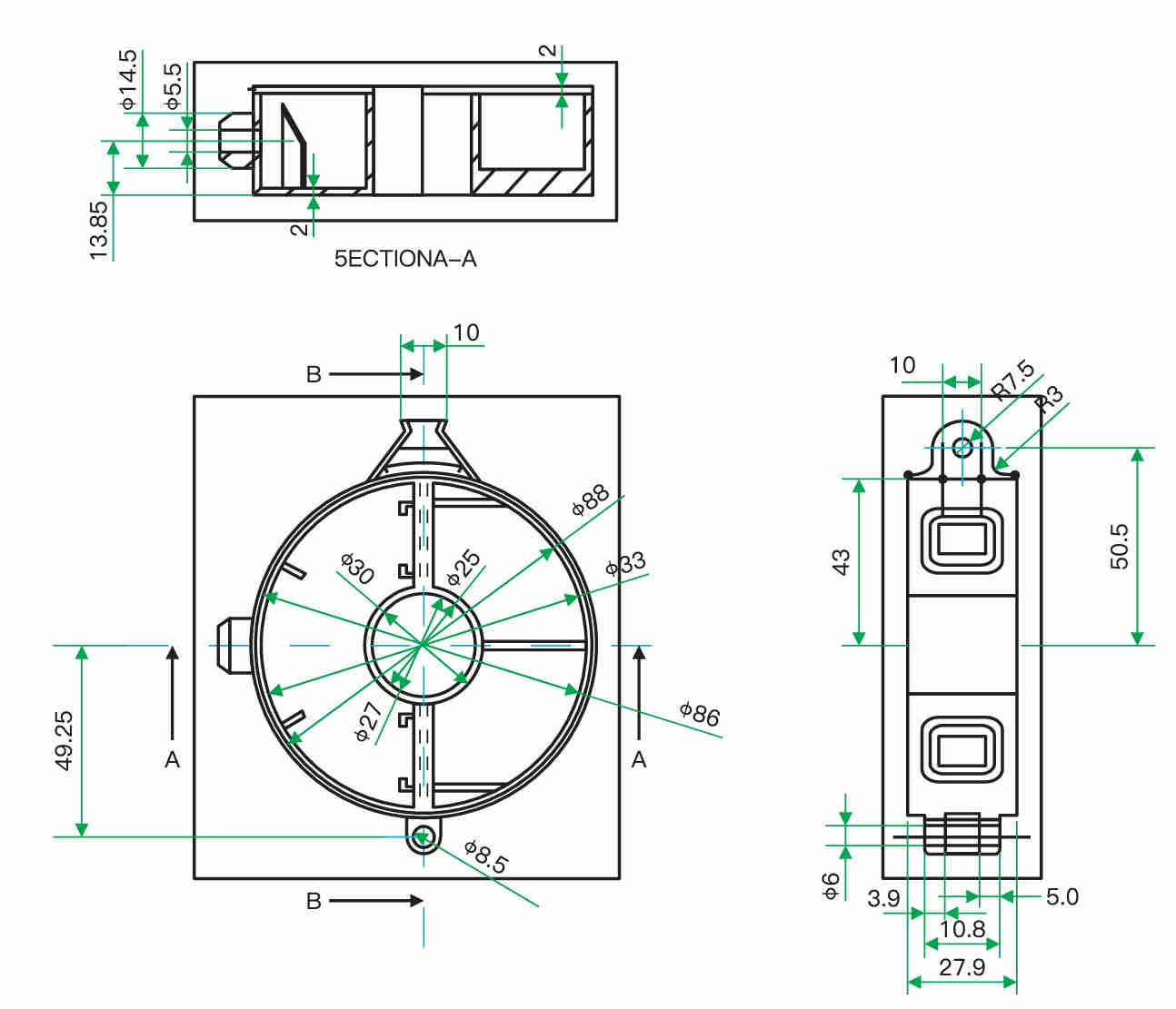 SICA20KY Voltage Current Measurement Device Sensor AC Transformer
