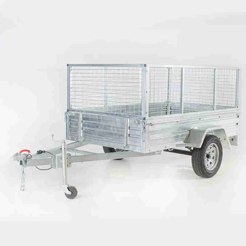 750KG-3000KG Flatbed Trailer Farm Net Cage ATV Trailer