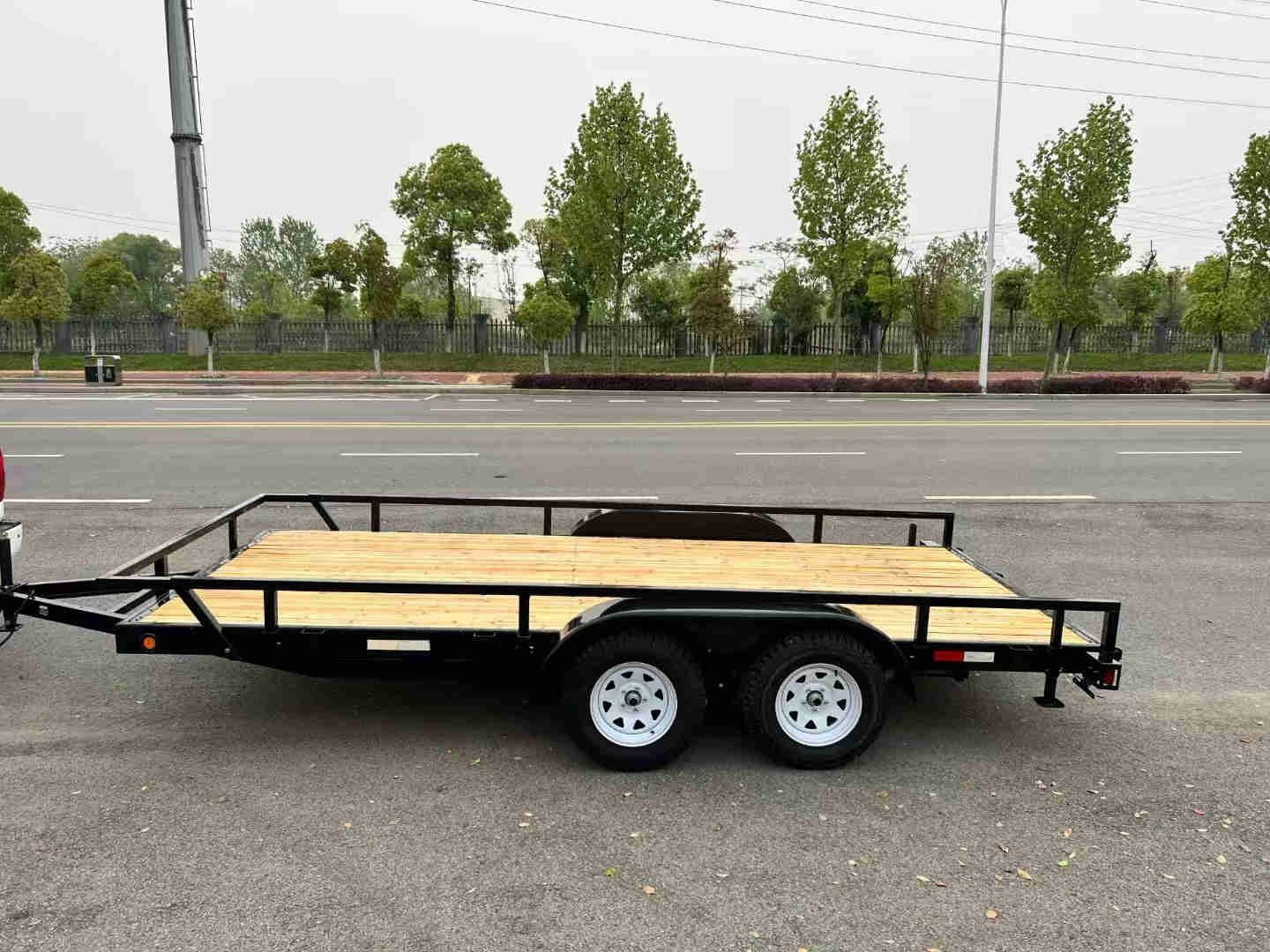 1500kg-3500KG Load Car Board Car Trailer with Rubber Torque Damping Axle