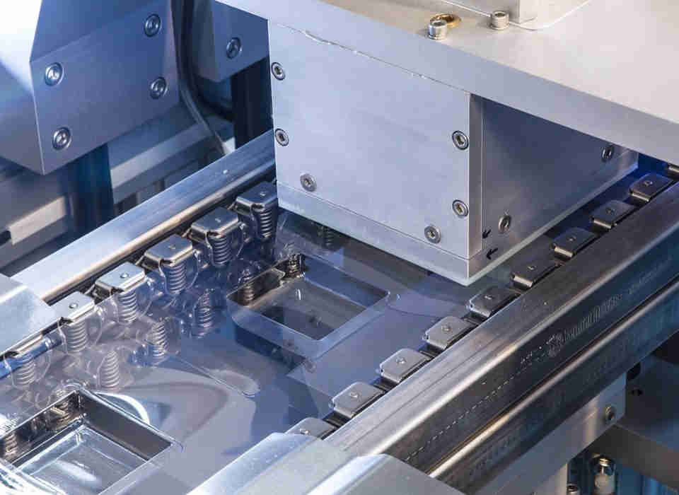 Stainless Steel 08B2GC-C Teeth Frame Clamp Industrial Farm Applicable Roller Chain Gripper for Form Fill Vacuum Seal Wrapping