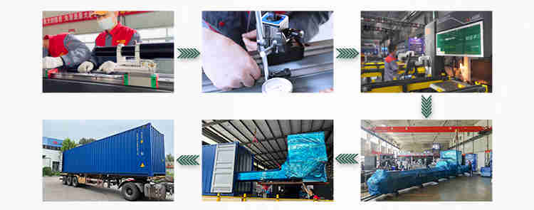 Round Square Rectangle Tube and Open Profiles Zero Tailings Laser Cutter 6m 9m Pipe Laser Cutting Machine