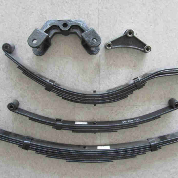 4-Leaf Double-Eye Spring for 4000-lbs Trailer Axles - 26"Long - Dacromet