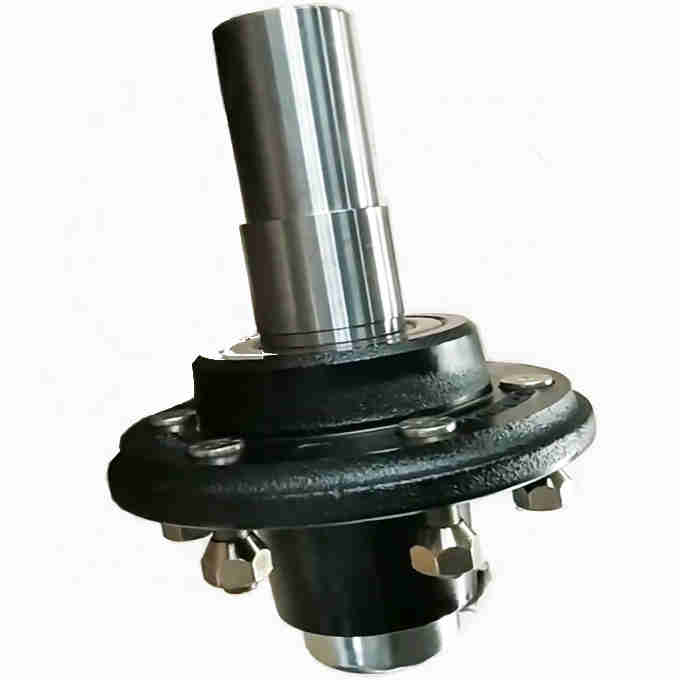 Customize Multiple Sizes 2200lbs   3500lbs  7000lbs Square/round  Solid   Axle Stub Complete with Wheel Hub Trailer Accessories