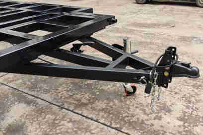 4 Wheeled 4000kg Load Travel Trailer for Camping, Traveling, Shipping Containers, RVs