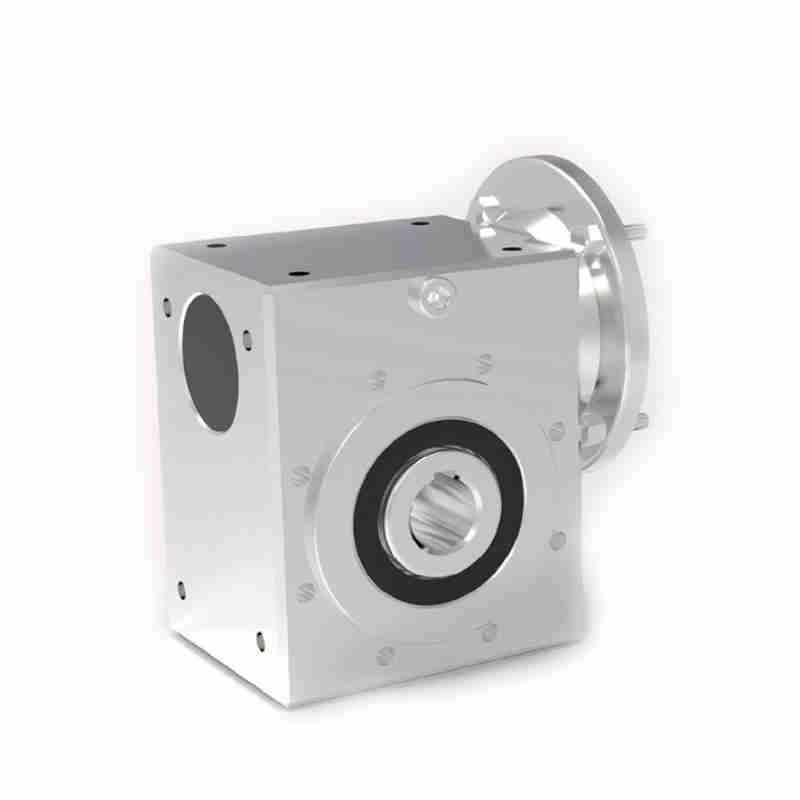 GMSS63 Stainless Steel Speed Reducer Worm Gearbox With Corrosion Resistant 304 Box Shell Wheel Core