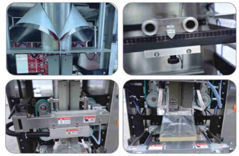 HL Series Z Shape Vertical Automatic Packaging Machine with Multihead Scale Bucket Elevator for Granular Block Material