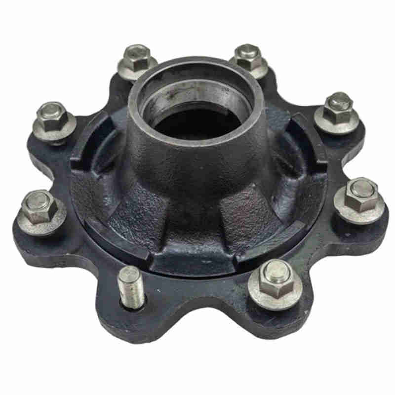 China Manufacturerelectric Axle 2200lbs   3500lbs  7000lbs Square/round  Solid   Axle Stub Complete with Wheel Hub Trailer Acce