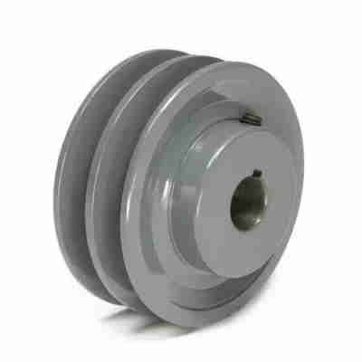 Hot Sale Quality 2BK Series American Standard Cast Lron Double Groove Sheaves Pulleys for 4L or a Belts and 5L or B Belts