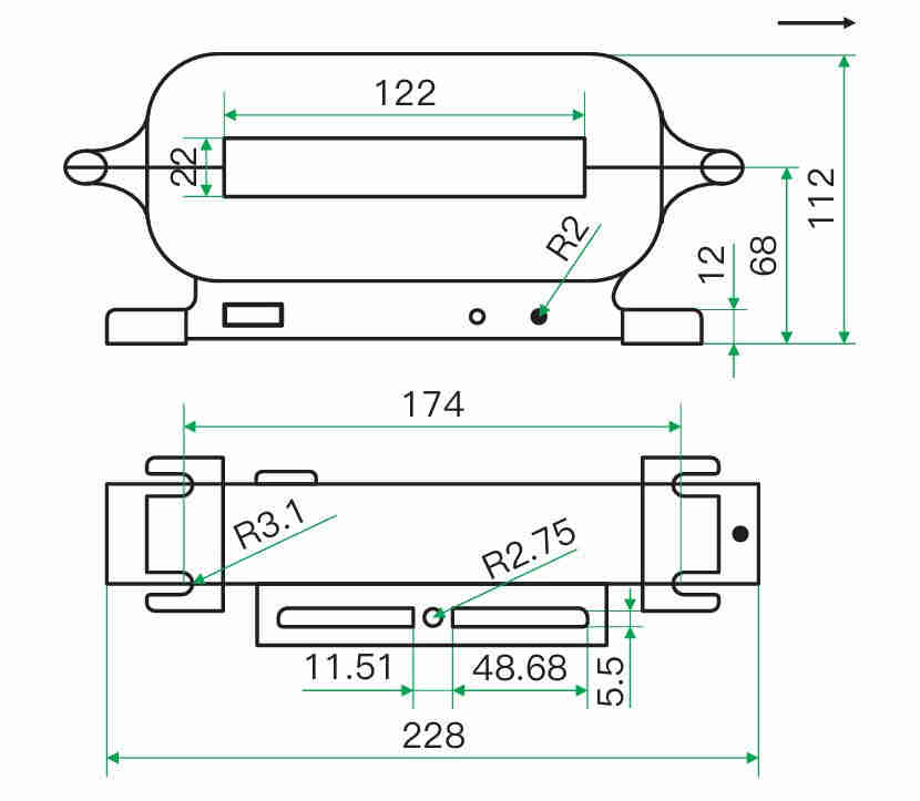 Low Zero Drift Anti Interference Wide Range Direct Measurement Current Sensor