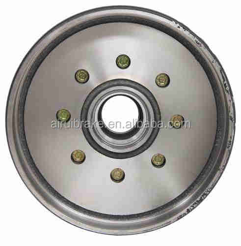 Customize Multiple Sizes HubTrailer Hub Drum Assembly 7,000lb Axle 12" Diameter 8 on 6-1/2