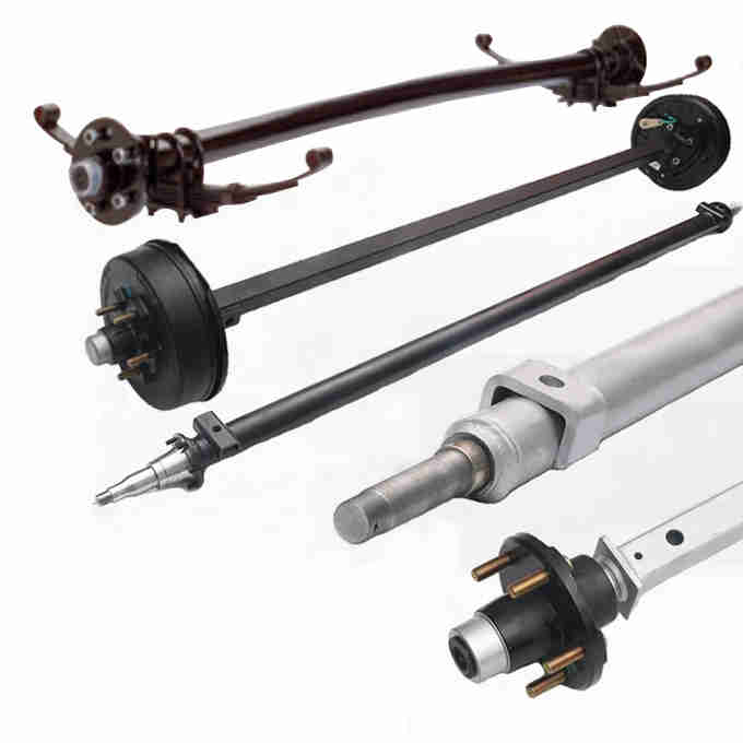 Great Quality Airui 4 Bolts 5bolts 6bolts Trailer Stub Axle and Hub for Sale