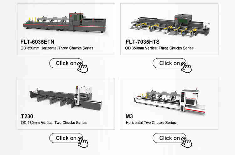 Side-mounted Bed Metal Tube Laser Cutter 450mm Big Diameter Laser Cutting Machines for Large Structural Steel