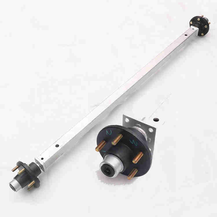 High Quality Custom Trailer Single Straight 40-60 mm Round/square Axle with Out Brakes