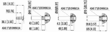 KM7002 Series Spur Gearbox PTO Speed Increaser Tractor Aluminium Multiplier Gearbox for Hydraulic Pump