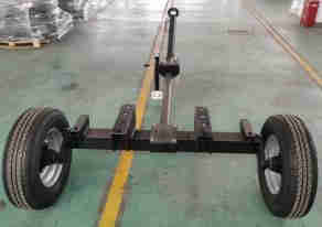 2 Tons Load Torque Shock Absorber 2 Wheel Axle Trailer Rear Axle with Brake