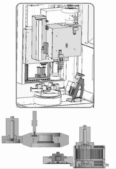 LM500/BP850 Metal Cutter CNC Vertical Universal Grinding Lathe Machining Center Machine Tool