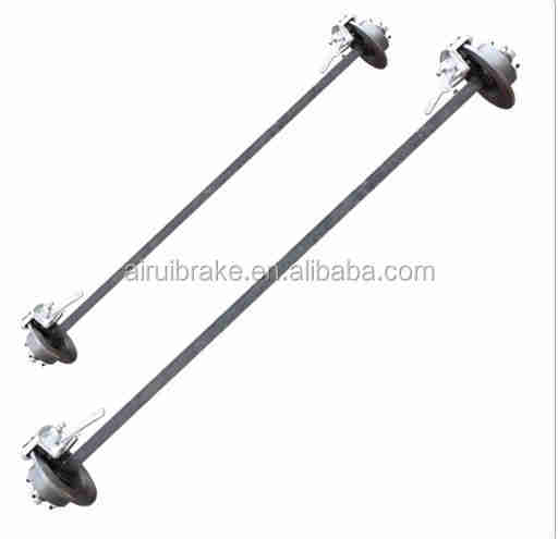 Stub Axle for 2000kg Boat Trailer Hot Dip Galvanizing Mechanical Disc Brake Trailer Accessories for Rv Use