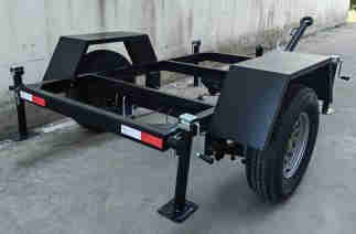 Tractor Trucks Car 2 Wheel Trailer Load 2500kg with Parking Brake